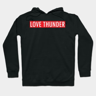 Love Red Thunder Hoodie